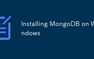 MongoDB unter Windows installieren