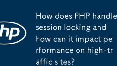 Wie kann PHP-Session-Verriegelung umgehen und wie kann es die Leistung auf hohen Verkehrsstandorten beeinflussen?