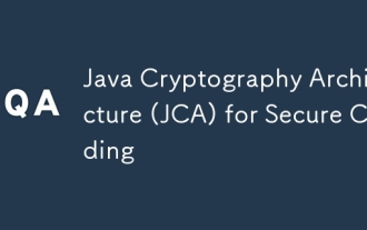 Java Cryptography Architecture (JCA) for Secure Coding