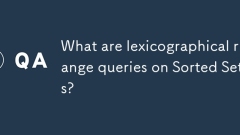 What are lexicographical range queries on Sorted Sets?
