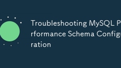Dépannage de la configuration du schéma de performances MySQL