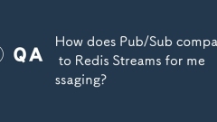 How does Pub/Sub compare to Redis Streams for messaging?