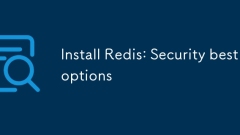 Install Redis: Security best options