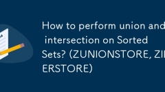 How to perform union and intersection on Sorted Sets? (ZUNIONSTORE, ZINTERSTORE)