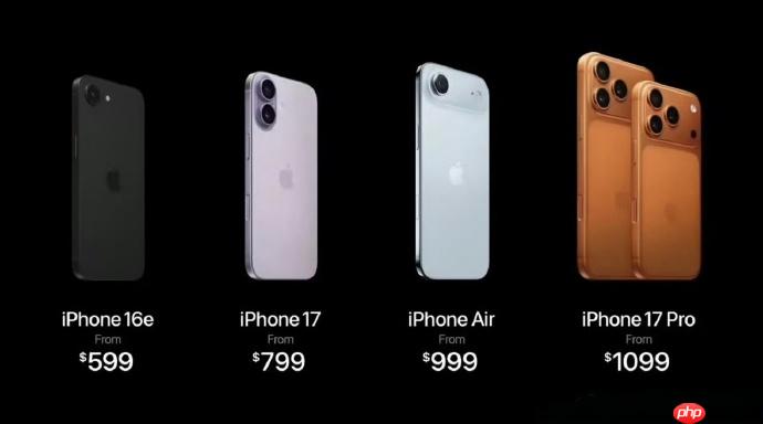 最贵17999元!iphone 17 pro max顶配价格创苹果历史新高