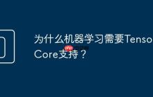 为什么机器学习需要Tensor Core支持?