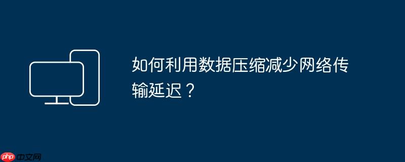 如何利用數(shù)據(jù)壓縮減少網(wǎng)絡傳輸延遲？