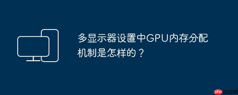 多显示器设置中GPU内存分配机制是怎样的？