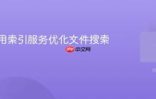 如何利用索引服务优化文件搜索速度？