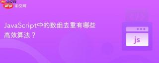 JavaScript中的数组去重有哪些高效算法？
