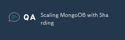 使用分片擴展 MongoDB