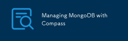 使用 Compass 管理 MongoDB