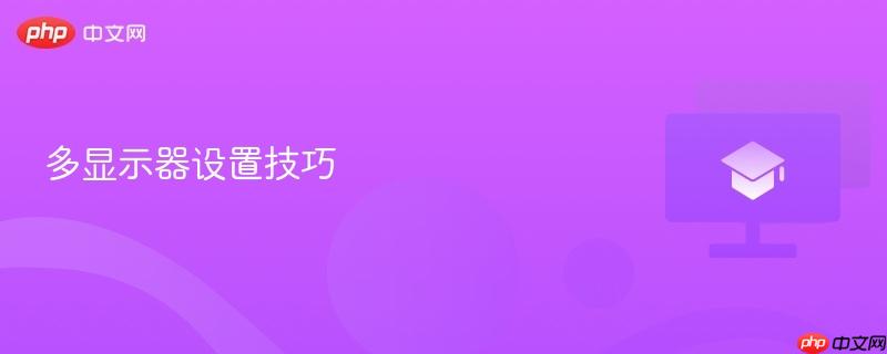 多显示器设置技巧