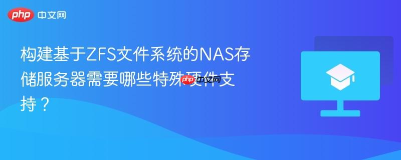 构建基于zfs文件系统的nas存储服务器需要哪些特殊硬件支持?