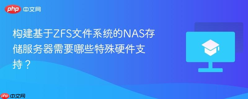 构建基于ZFS文件系统的NAS存储服务器需要哪些特殊硬件支持?