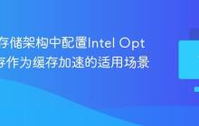 在混合存储架构中配置Intel Optane内存作为缓存加速的适用场景分析