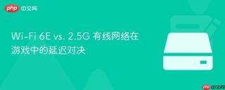 Wi-Fi 6E vs. 2.5G 有线网络在游戏中的延迟对决