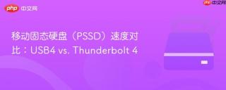 移动固态硬盘（PSSD）速度对比：USB4 vs. Thunderbolt 4
