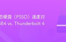 移动固态硬盘(PSSD)速度对比:USB4 vs. Thunderbolt 4