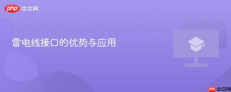 雷电线接口的优势与应用