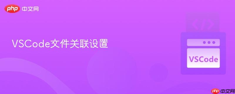 VSCode文件关联设置 VSCode文件关联设置