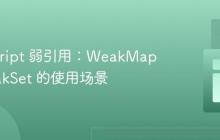 JavaScript 弱引用：WeakMap 与 WeakSet 的使用场景