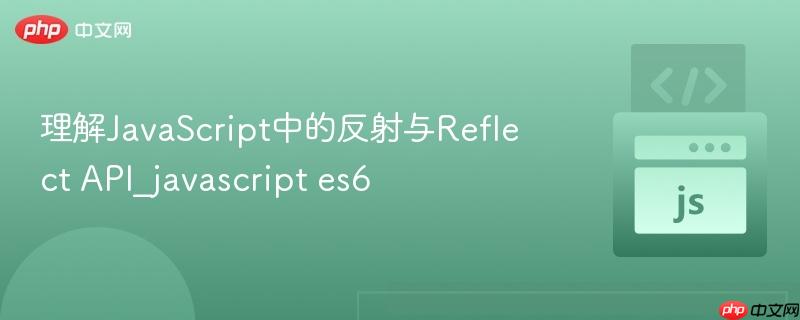 理解javascript中的反射与reflect api_javascript es6
