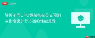 解析不同CPU微架构在分支预测与指令级并行方面的性能差异