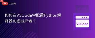 如何在VSCode中配置Python解释器和虚拟环境？