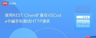 使用REST Client扩展在VSCode中编写和测试HTTP请求