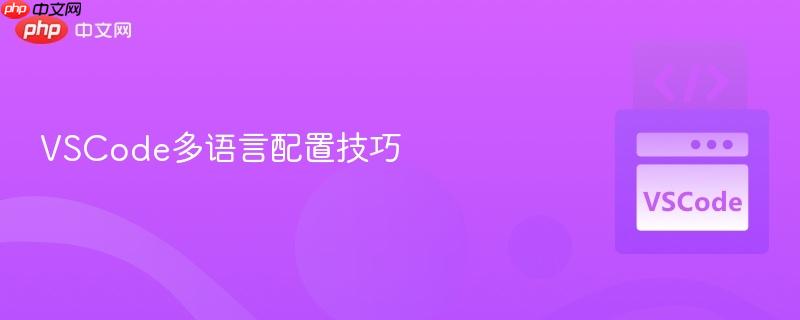 vscode多语言配置技巧
