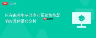 内存条频率与时序对系统性能影响的具体量化分析