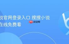 搜搜小说官网登录入口 搜搜小说网页版在线免费看