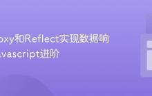 使用Proxy和Reflect实现数据响应式_javascript进阶