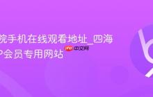 四海影院手机在线观看地址_四海影院VIP会员专用网站