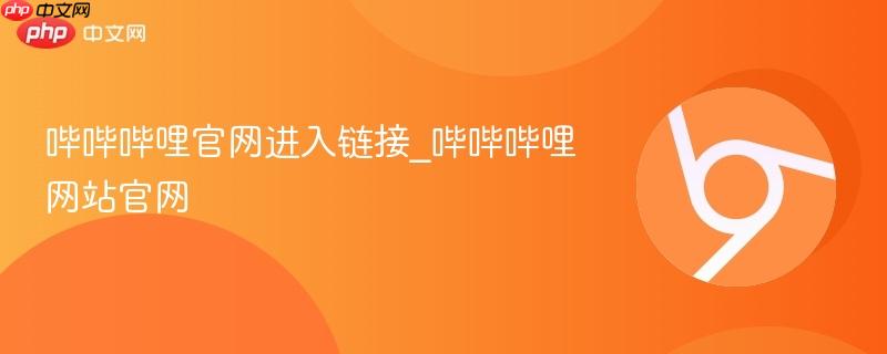 哔哔哔哩官网进入链接_哔哔哔哩网站官网