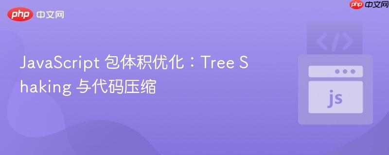 javascript 包体积优化：tree shaking 与代码压缩