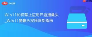 Win11如何禁止应用开启摄像头_Win11摄像头权限限制指南