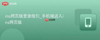 ins网页版登录指引_手机端进入ins网页版