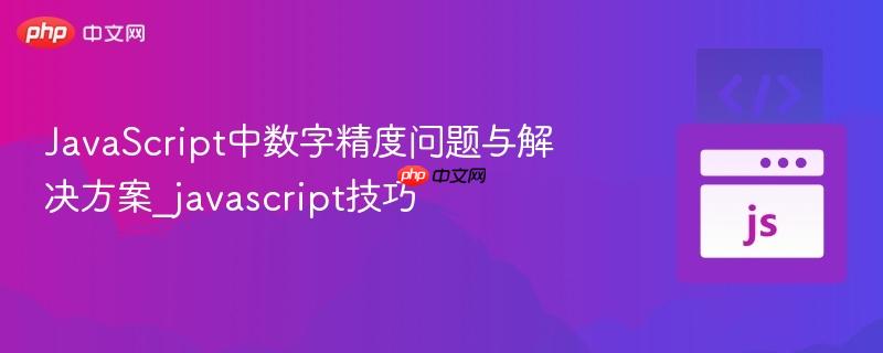javascript中数字精度问题与解决方案_javascript技巧