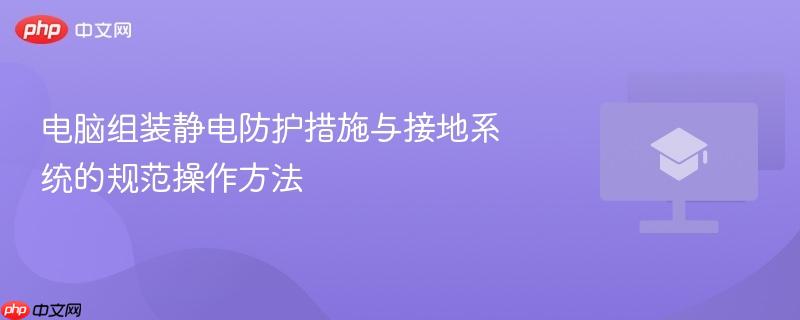 电脑组装静电防护措施与接地系统的规范操作方法