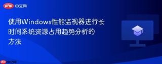 使用Windows性能监视器进行长时间系统资源占用趋势分析的方法