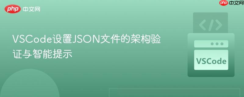 vscode设置json文件的架构验证与智能提示