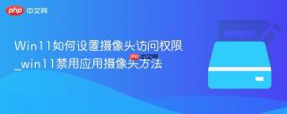 Win11如何设置摄像头访问权限_win11禁用应用摄像头方法