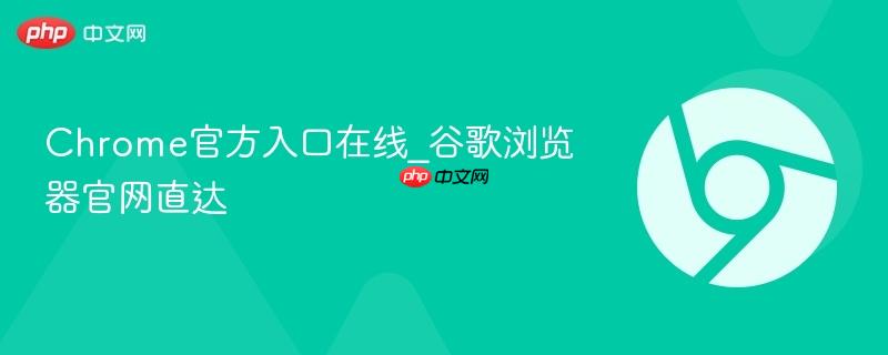 chrome官方入口在线_谷歌浏览器官网直达