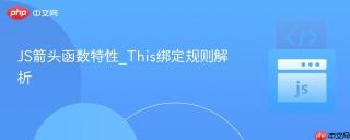 JS箭头函数特性_This绑定规则解析