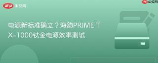 电源新标准确立？海韵PRIME TX-1000钛金电源效率测试