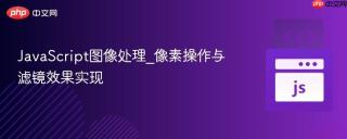 JavaScript图像处理_像素操作与滤镜效果实现