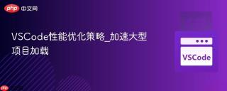 vscode性能优化策略_加速大型项目加载