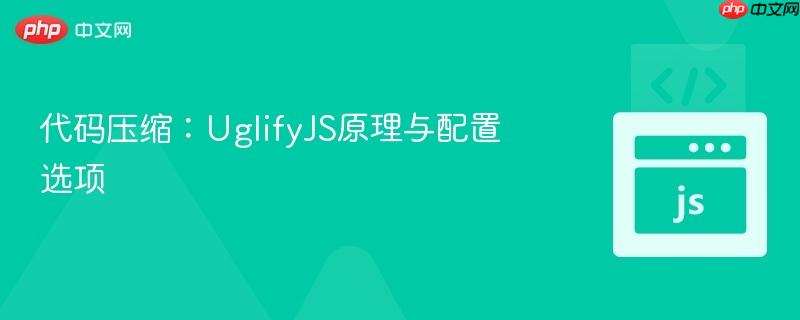 代码压缩：uglifyjs原理与配置选项